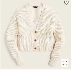 J Crew Cropped Beach Cardigan